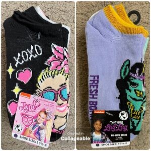 JOJO SIWA & THAT GIRL LAY LAY GIRL MEDIUM SOCKS | FAITHANDFINDS